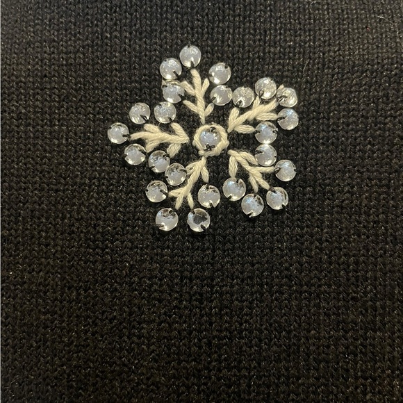 NWT vintage Erika holiday snowflake zip front sweater - Picture 10 of 10